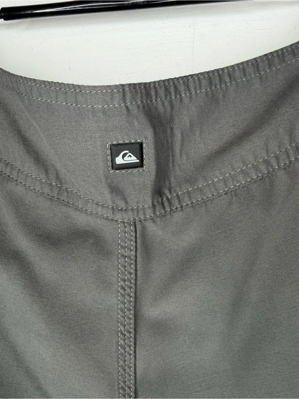 Quiksilver Board Shorts Charcoal Gray Drawstring Cargo Pocket Men's Size 38 | XL